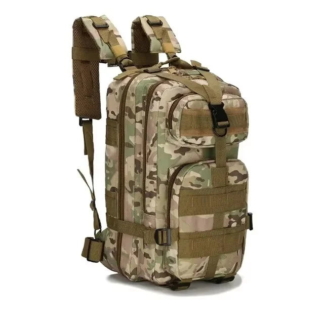 Mochila tática de viagem esportiva camuflada
