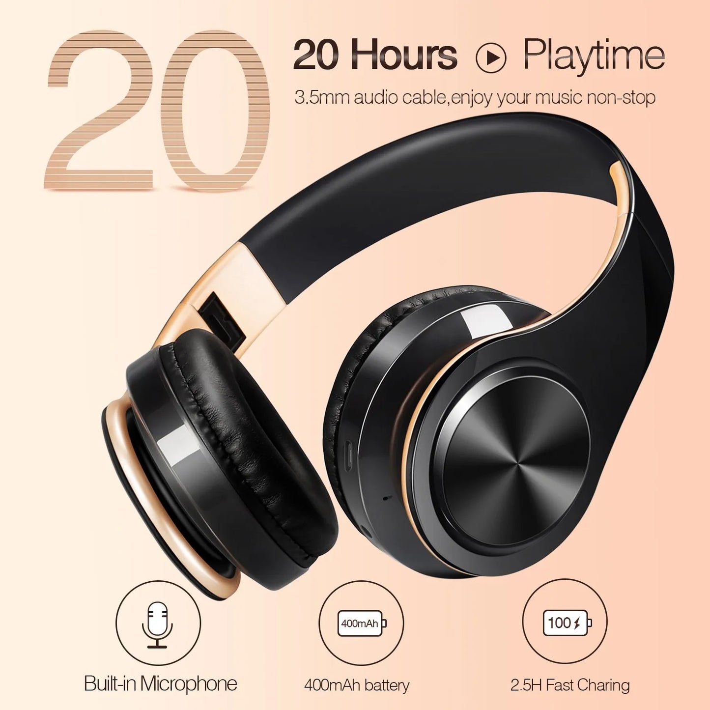 Fones de ouvido Bluetooth