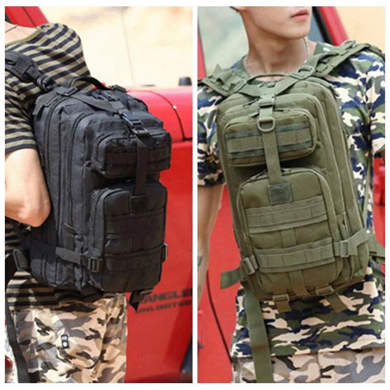 Mochila tática de viagem esportiva camuflada